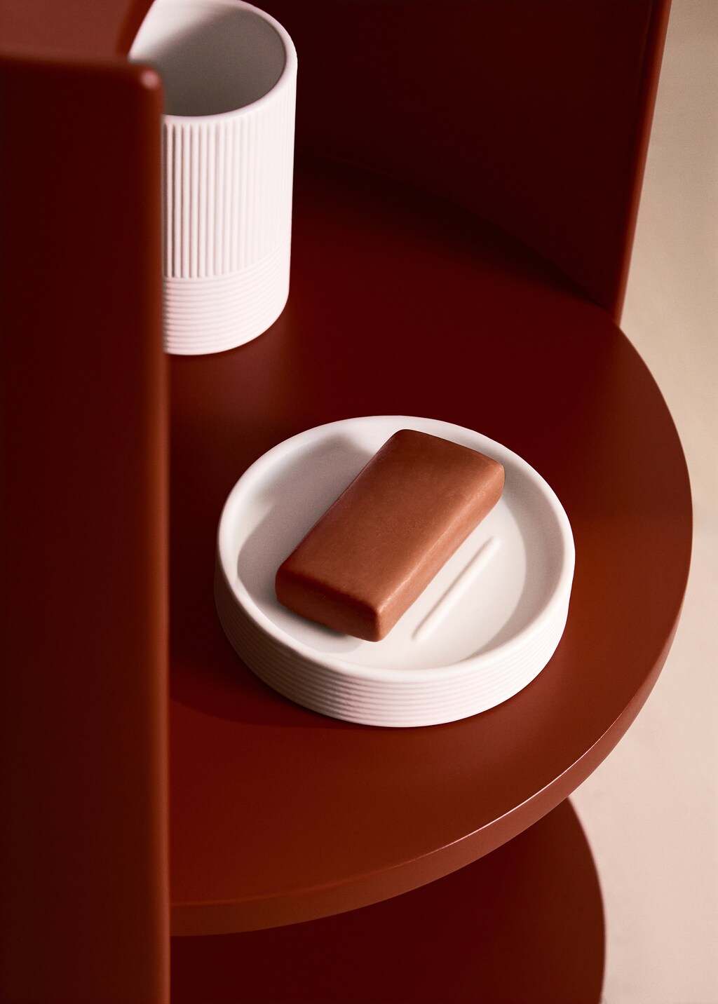 Soap holder white - White