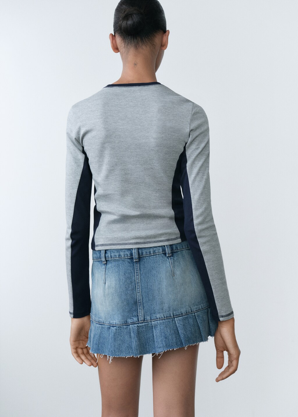 Denim mini-skirt - Blue