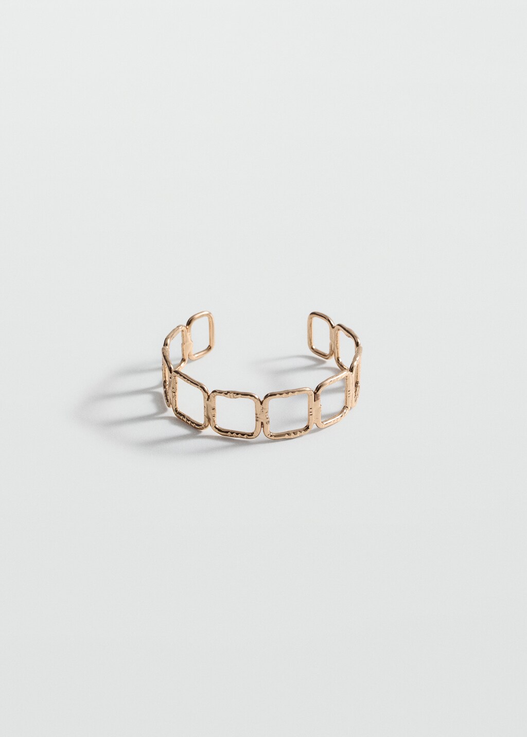 Rigid circle bracelet - Gold