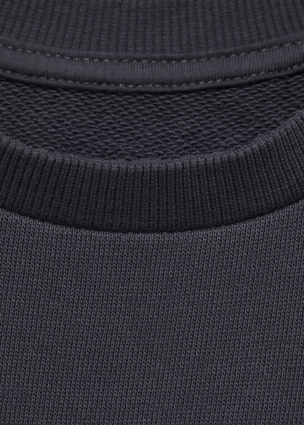 Pocket cotton sweatshirt - Charcoal
