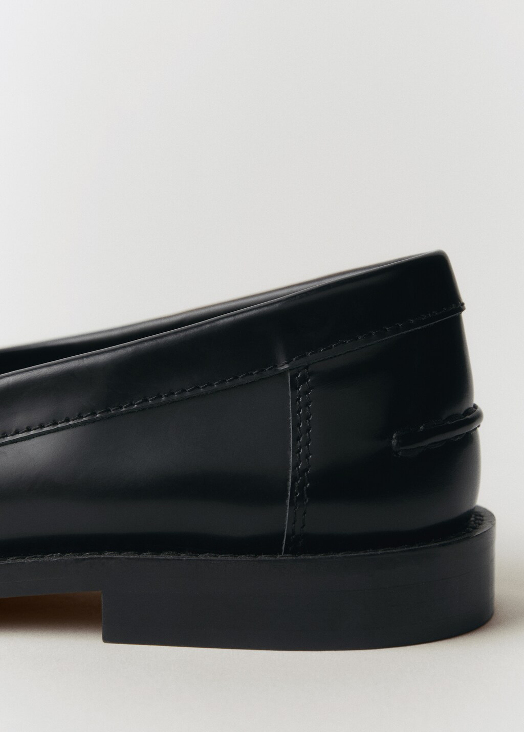 Leather loafers - Ecru