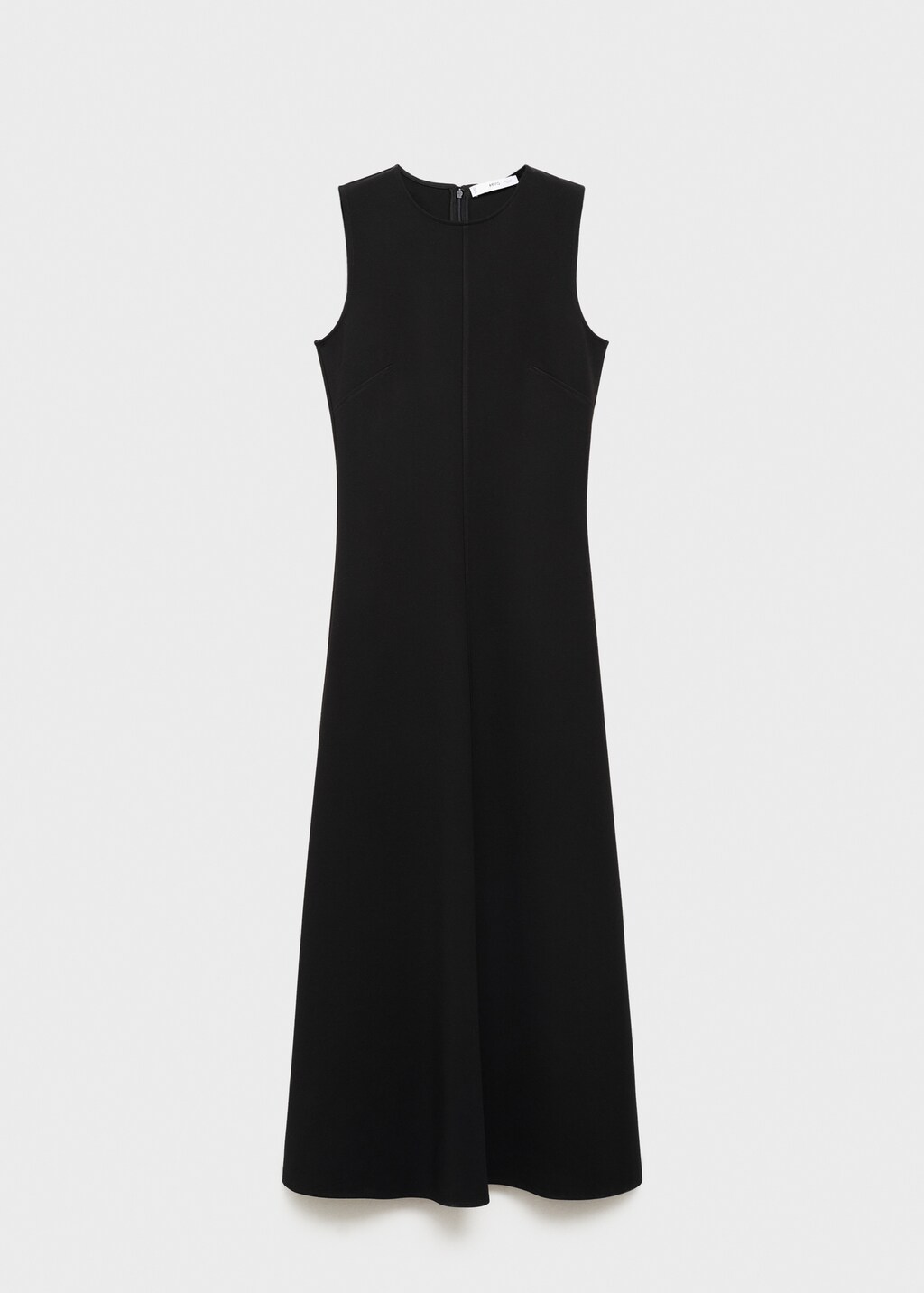 Flared midi-dress - Black