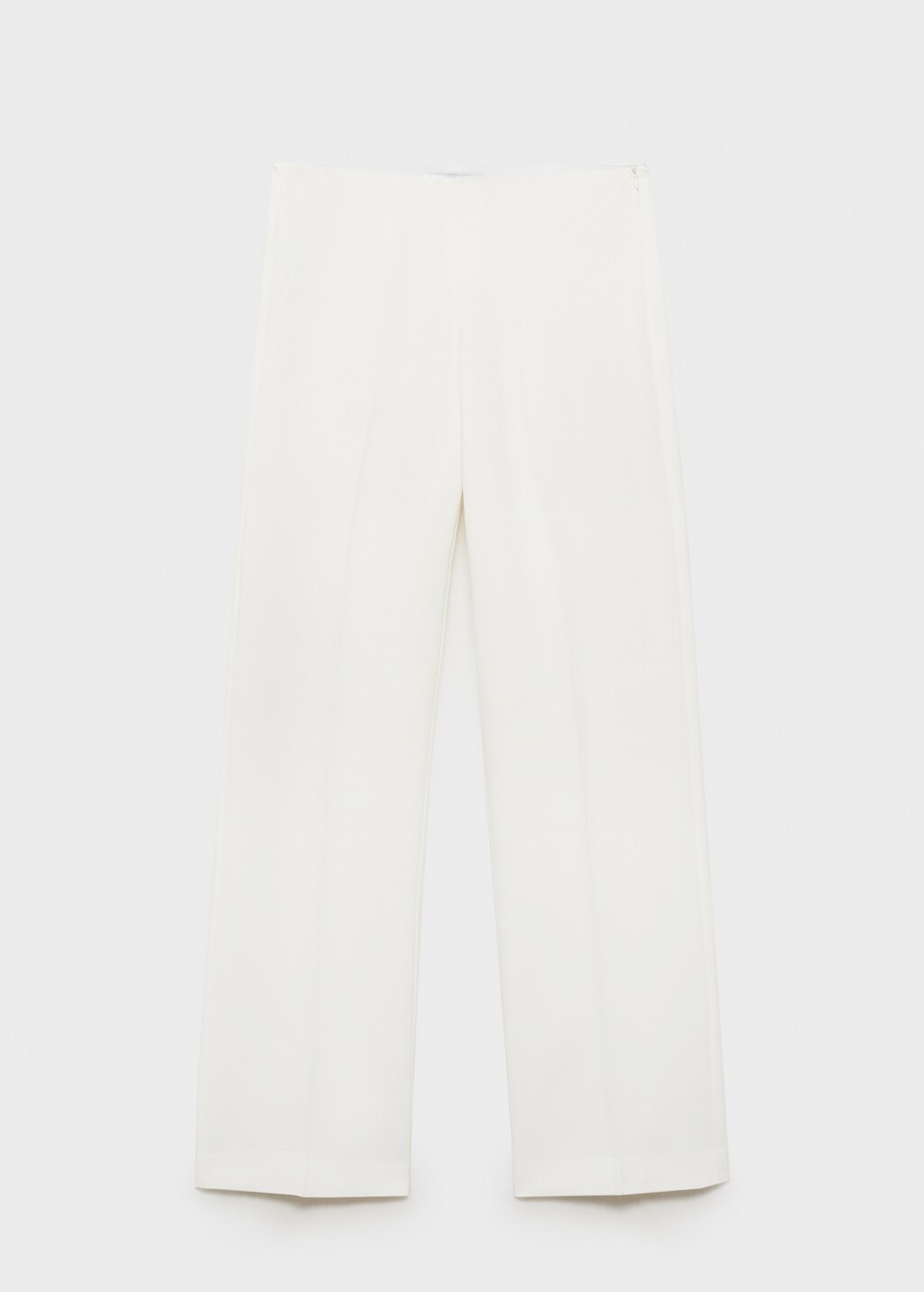 Wideleg suit trousers - Black