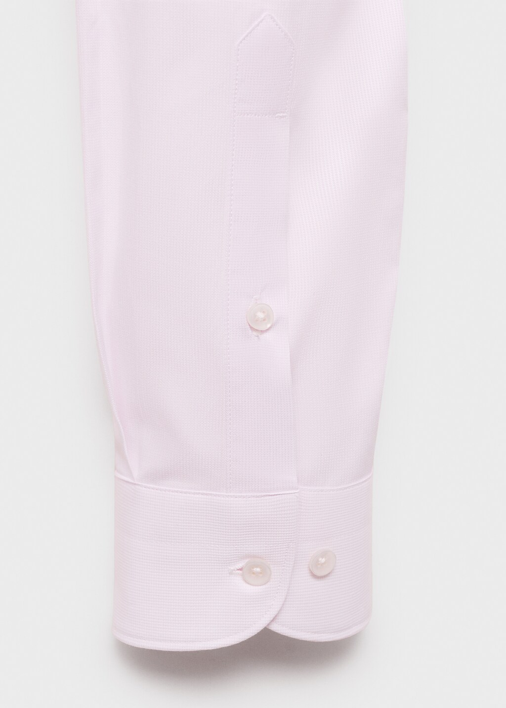 100% cotton slim-fit suit shirt - Pink