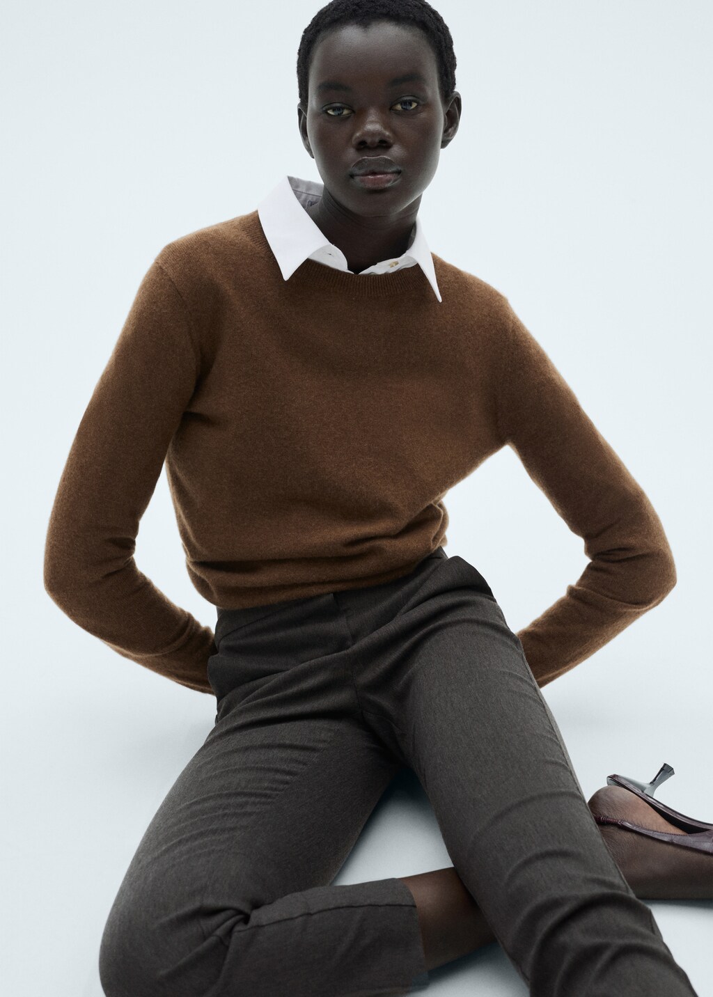 Crop skinny trousers - Grey