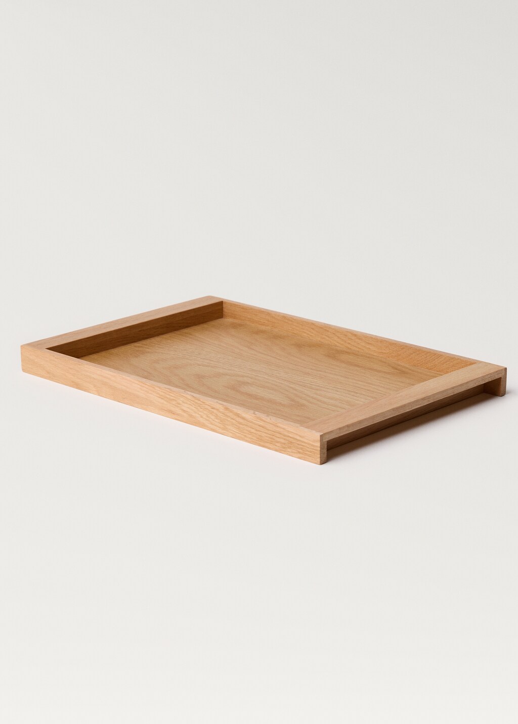 Large rectangular wooden tray - Brown