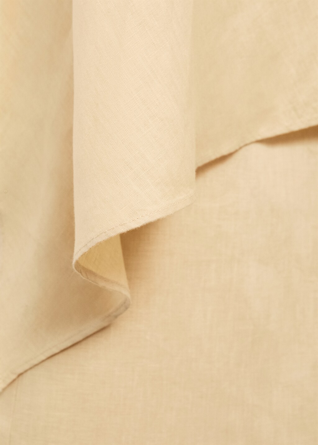Belt linen dress - Sand