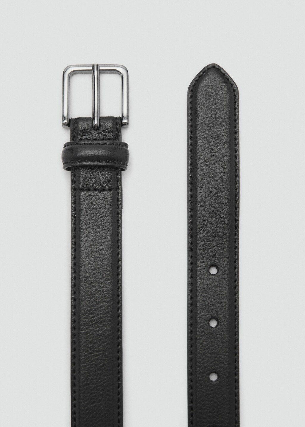 Leather belt - Black