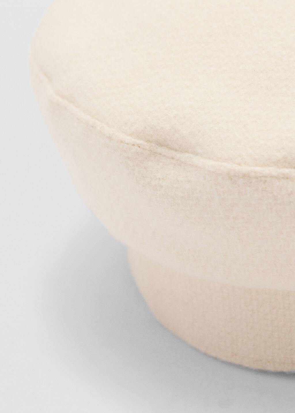 Plain baker cap - Ecru