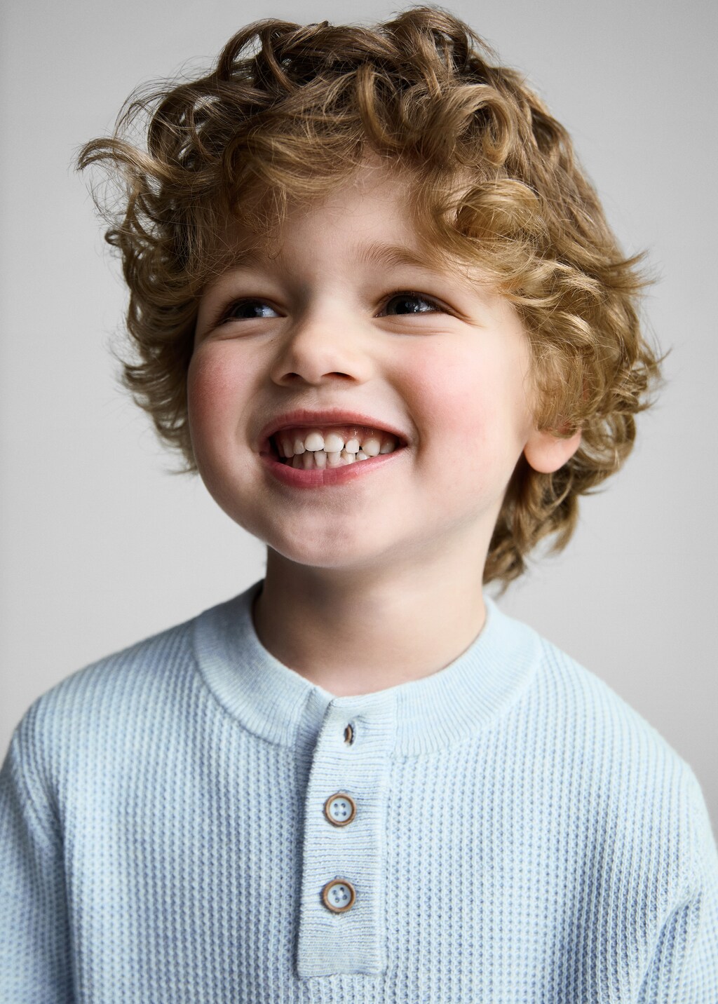 Knitted cotton sweater - Dark Navy