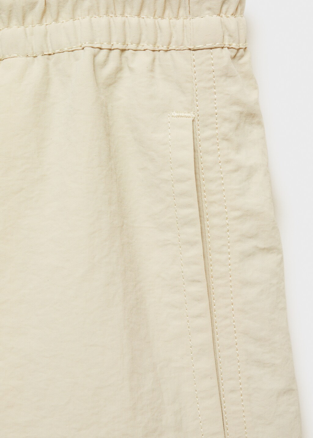 Basic drawstring swimsuit - Khaki