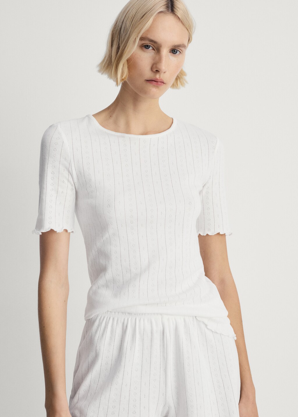 Pyjama t-shirt mana - White