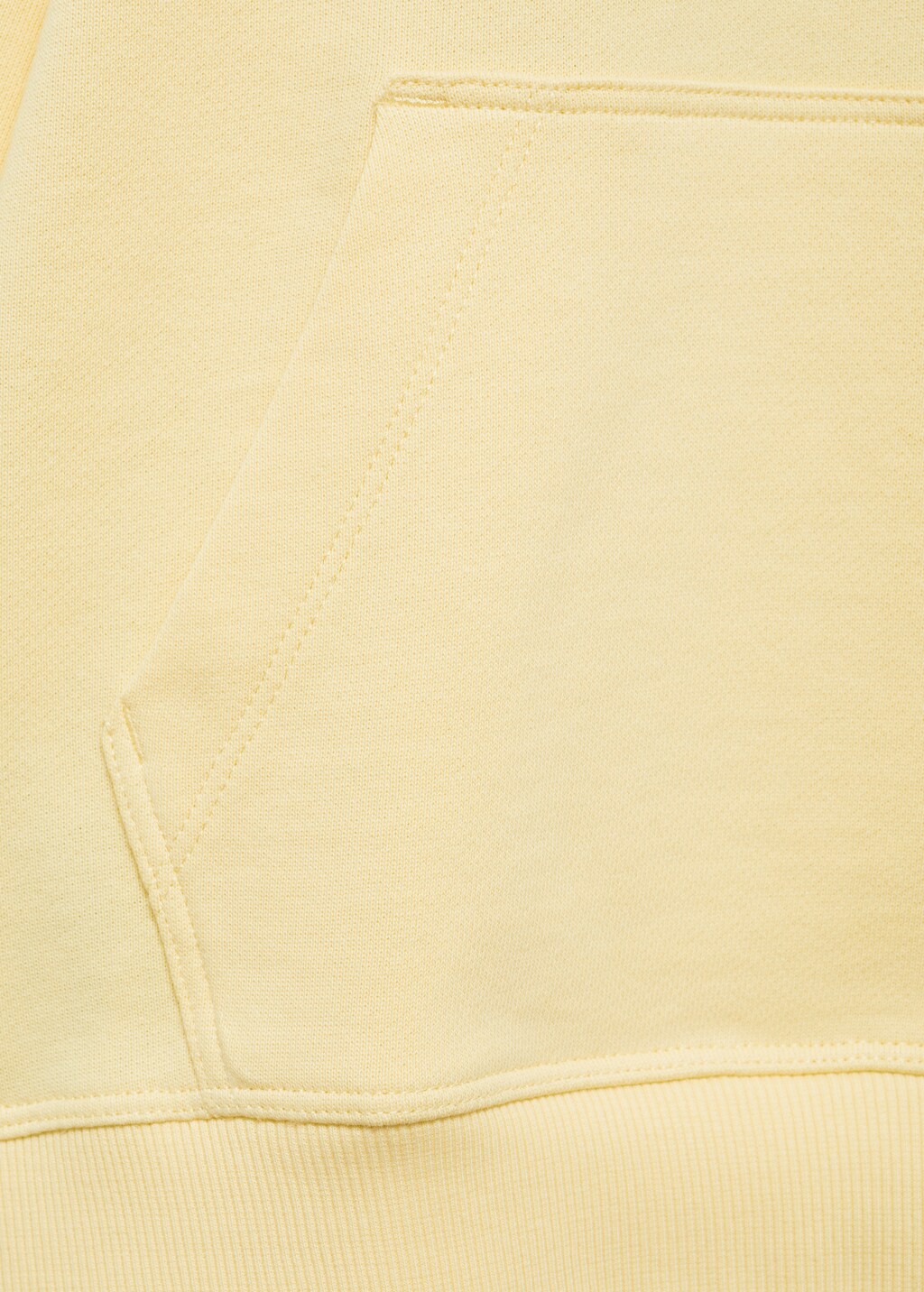 Cotton-blend printed sweatshirt - Yellow