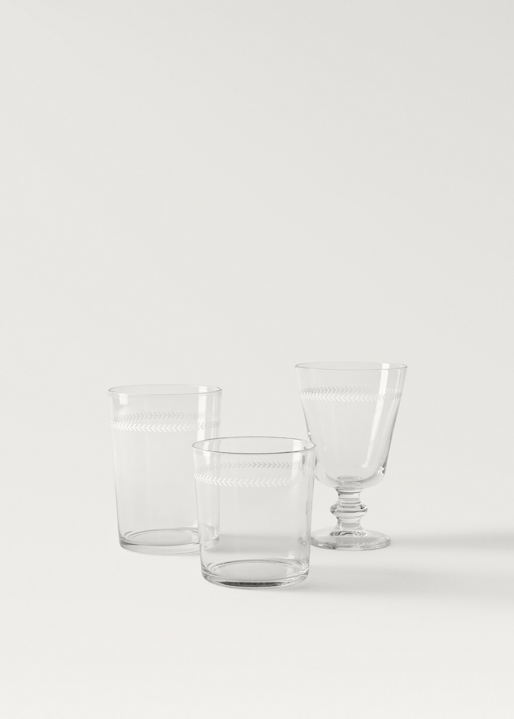 Glass espiga - Ice Grey