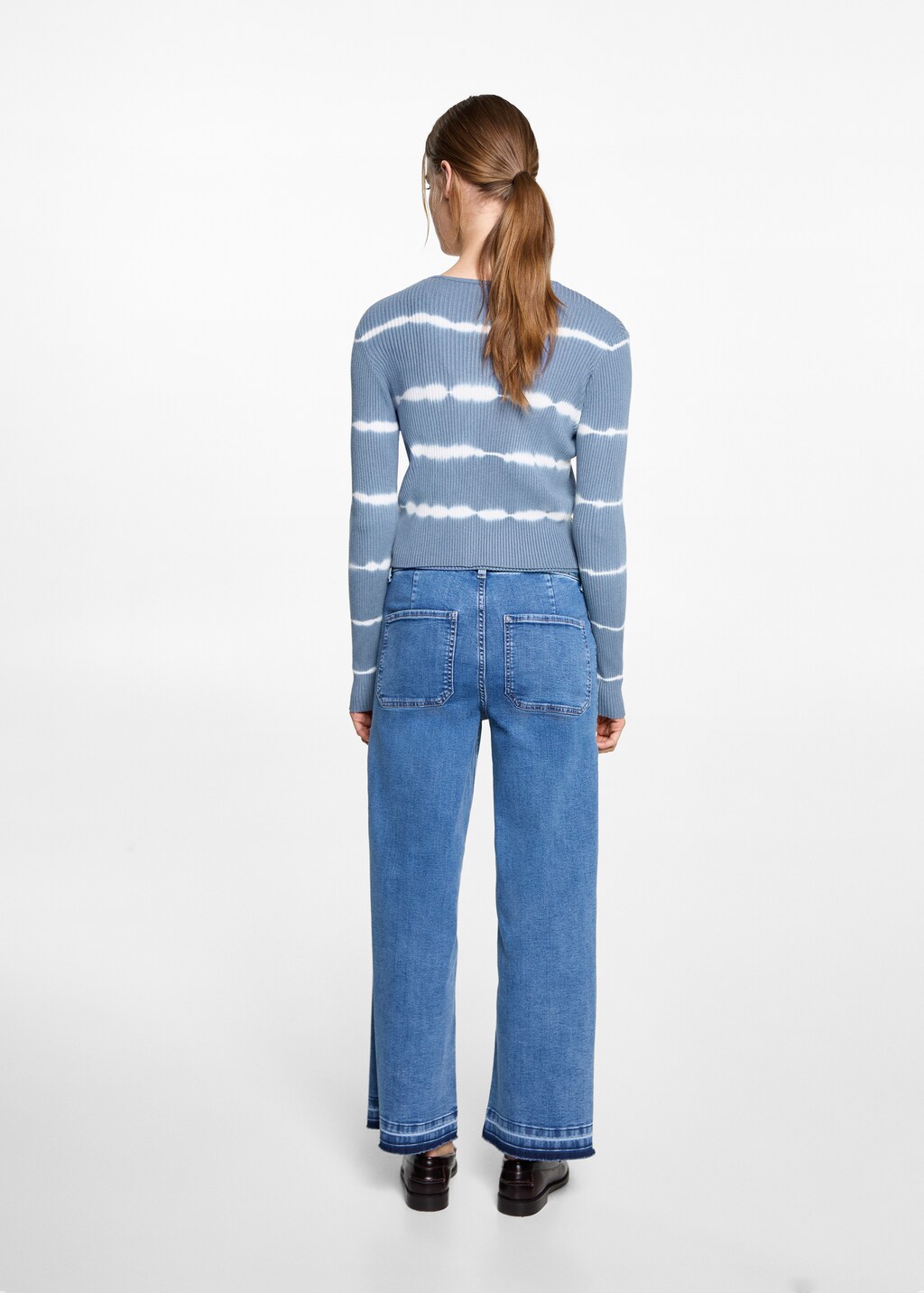 Fine-knit cardigan - Charcoal