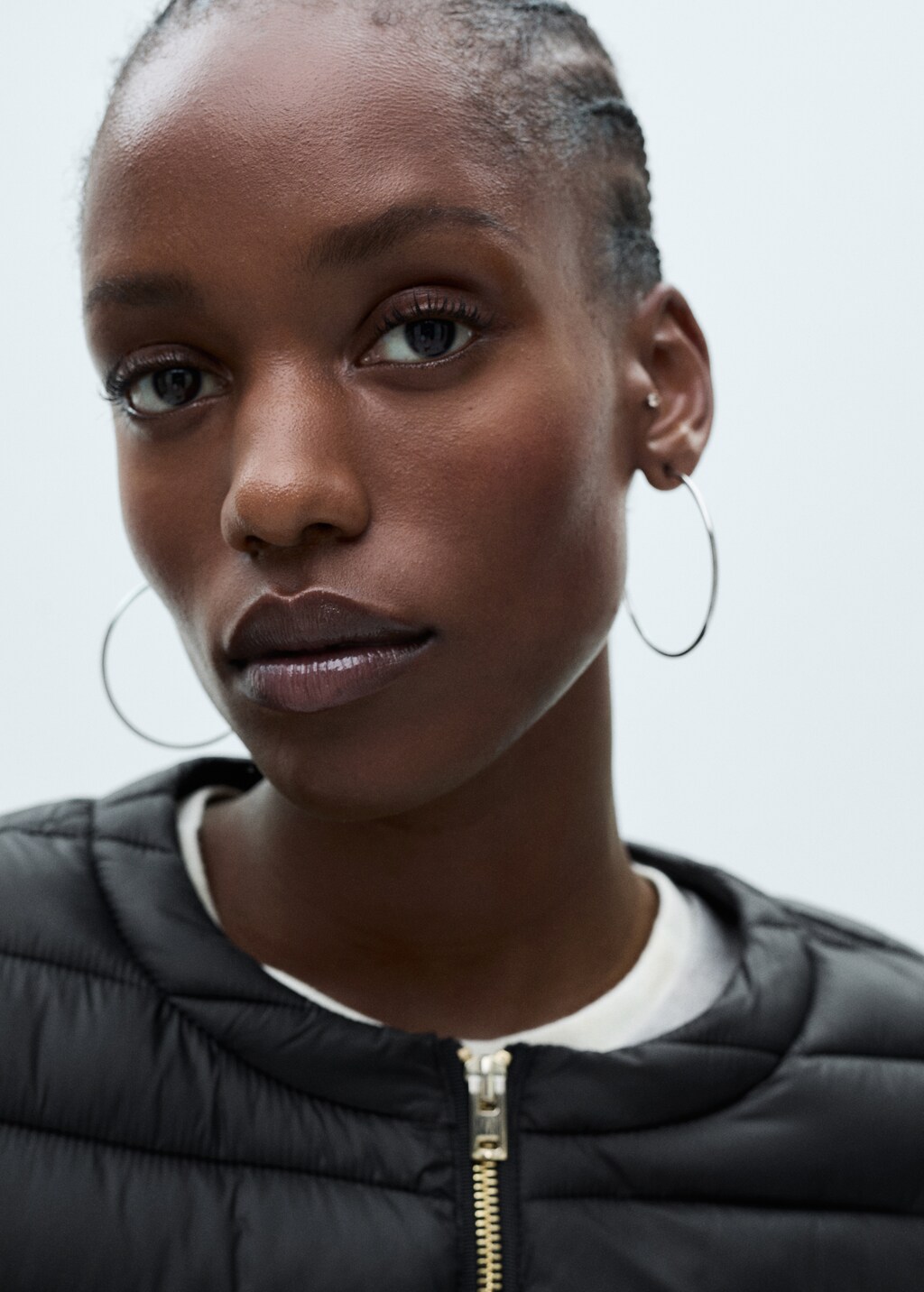 Pocket quilted jacket - Khaki