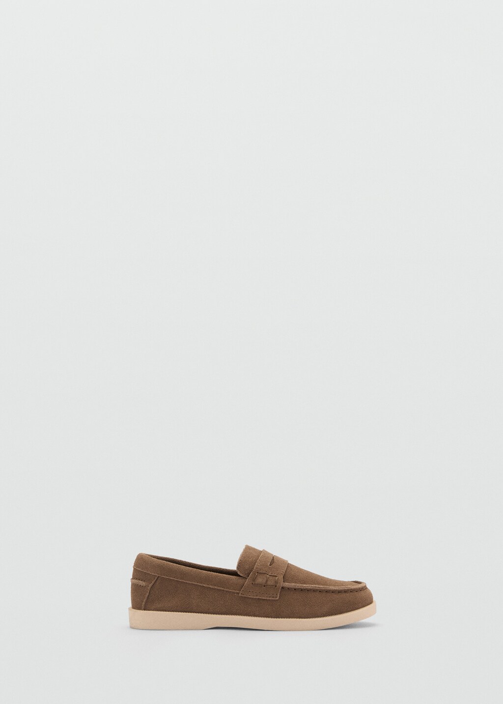Suede leather loafers - Sand