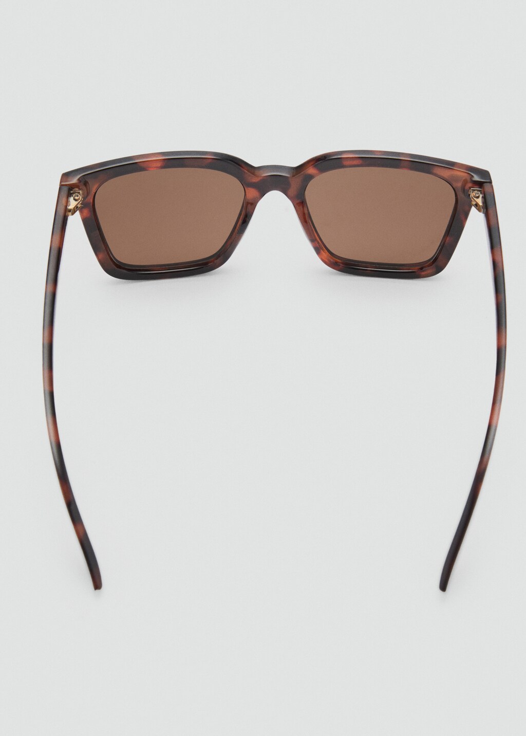 Squared frame sunglasses - Peach