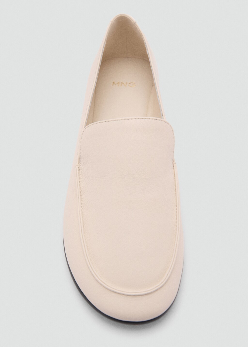Leather loafers - White