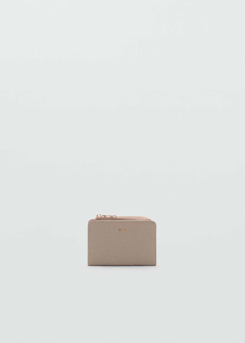 Leather-effect wallet - Off White