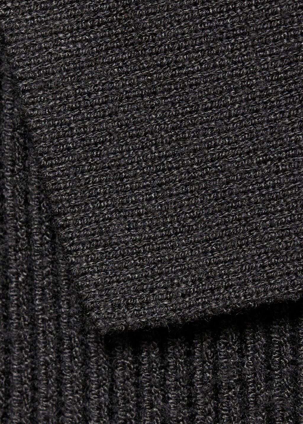 Polo-neck jumpsuit - Charcoal