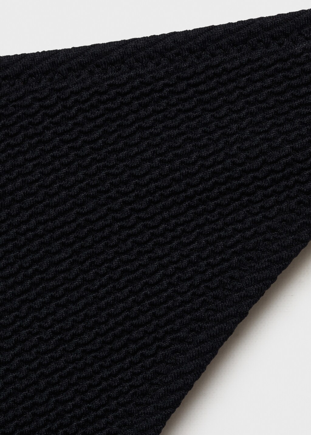 Ribbed bikini bottom - Red