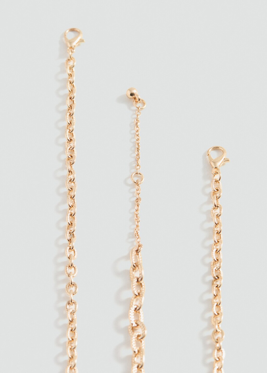 3-pack of necklaces - Gold