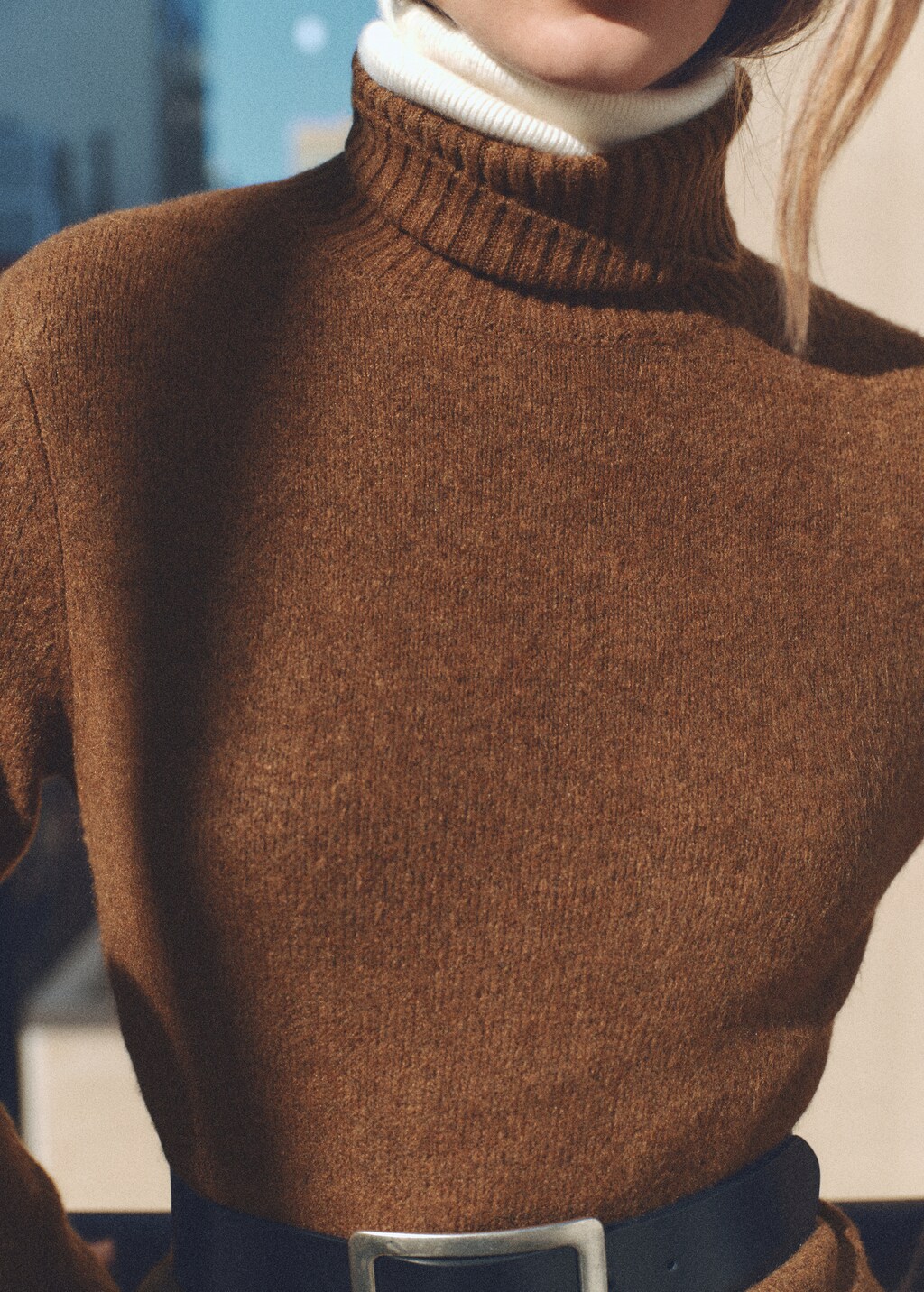 Turtle neck sweater - Khaki