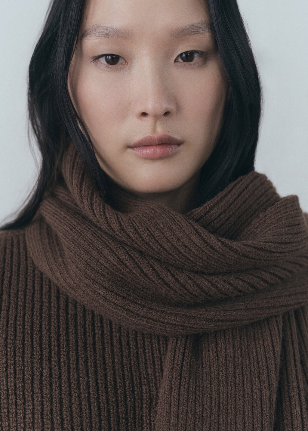 Cape scarf buttons - Chocolate