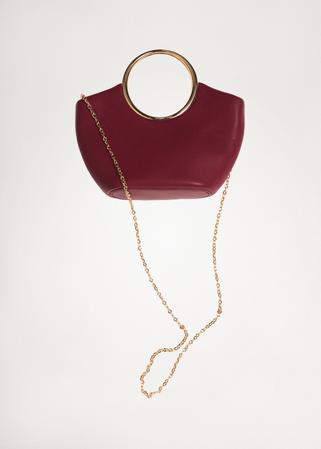 Handbag with metallic details - Black