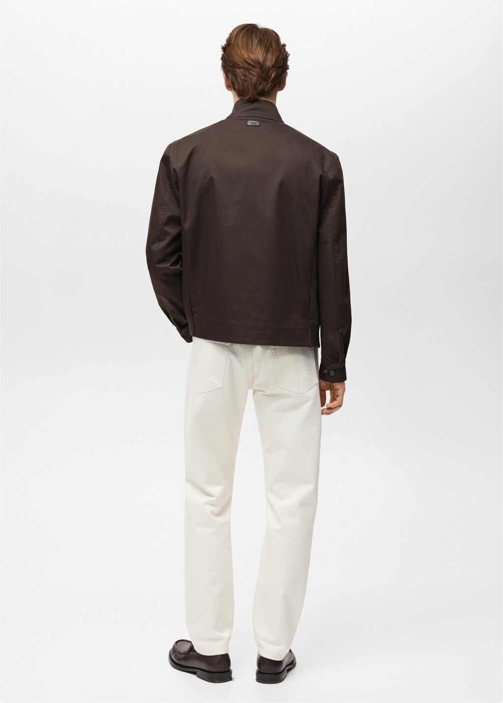 Water-repellent cotton jacket - Night Blue