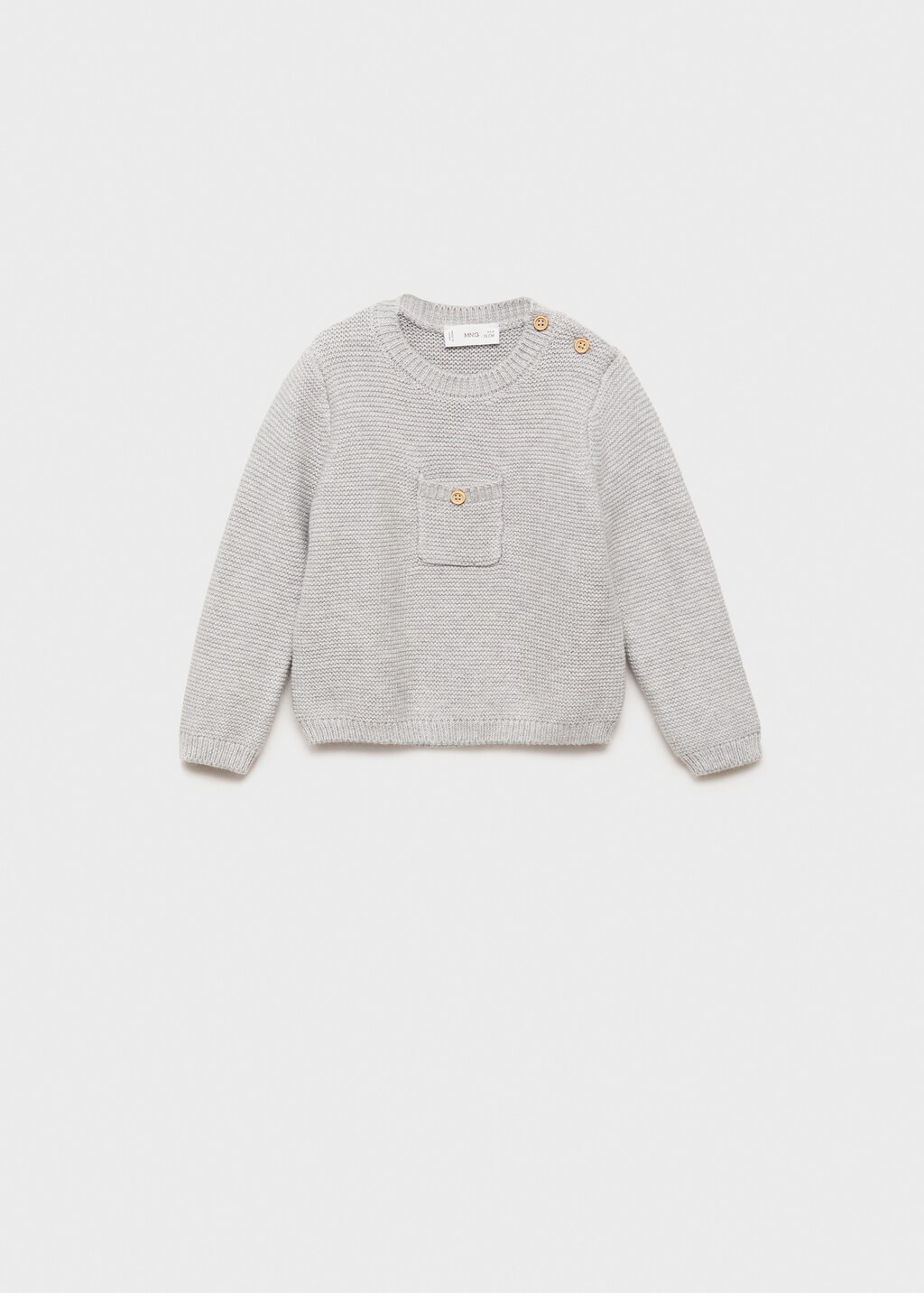 Knit pocket sweater - Sand
