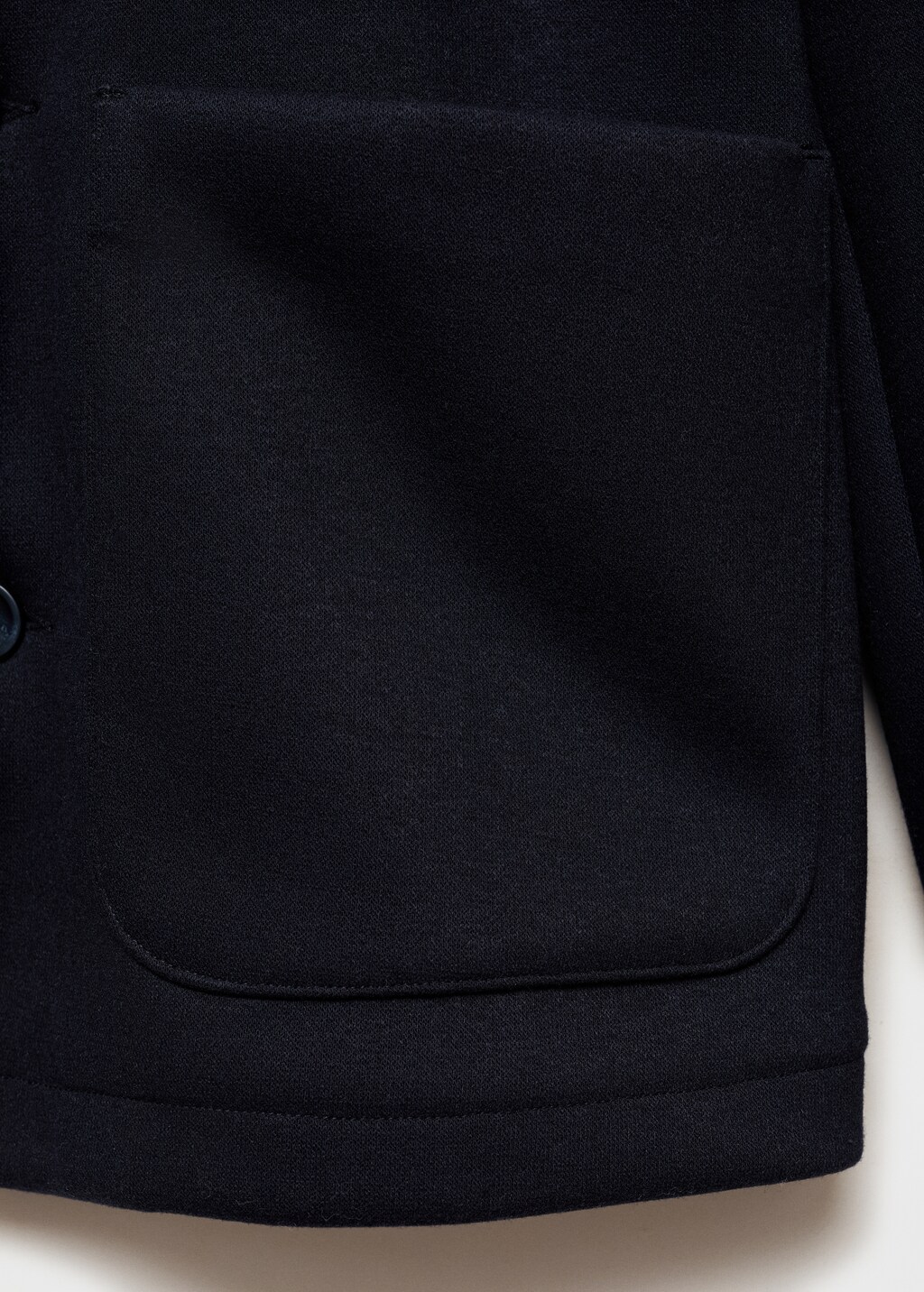 Regular-fit overshirt with pocket - Dark Navy