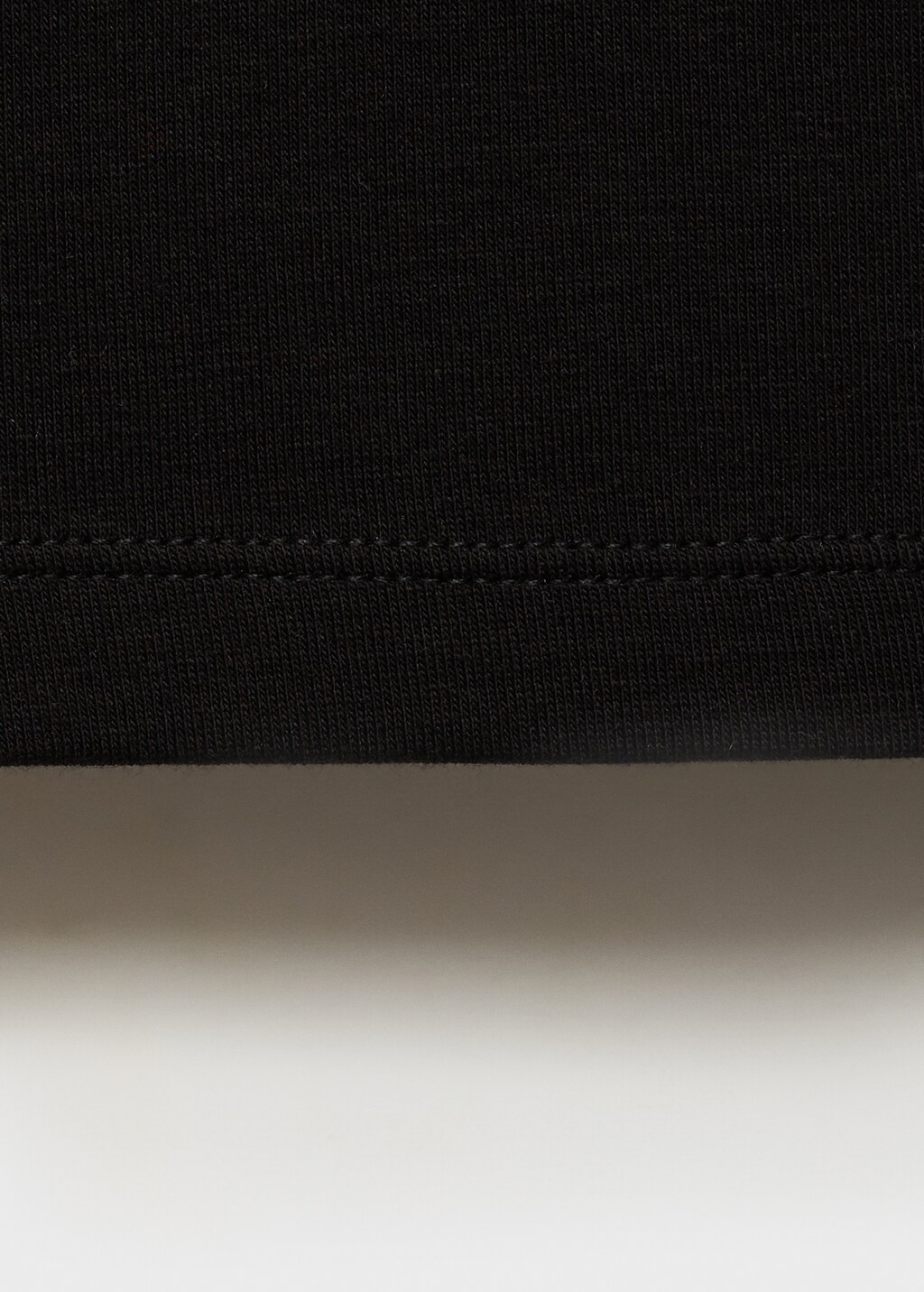 Cotton t-shirt with contrasting trim - Off White