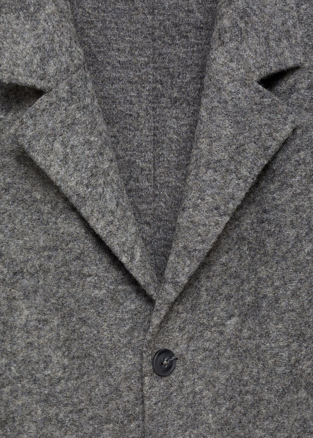 Slim fit flecked wool blazer - Grey