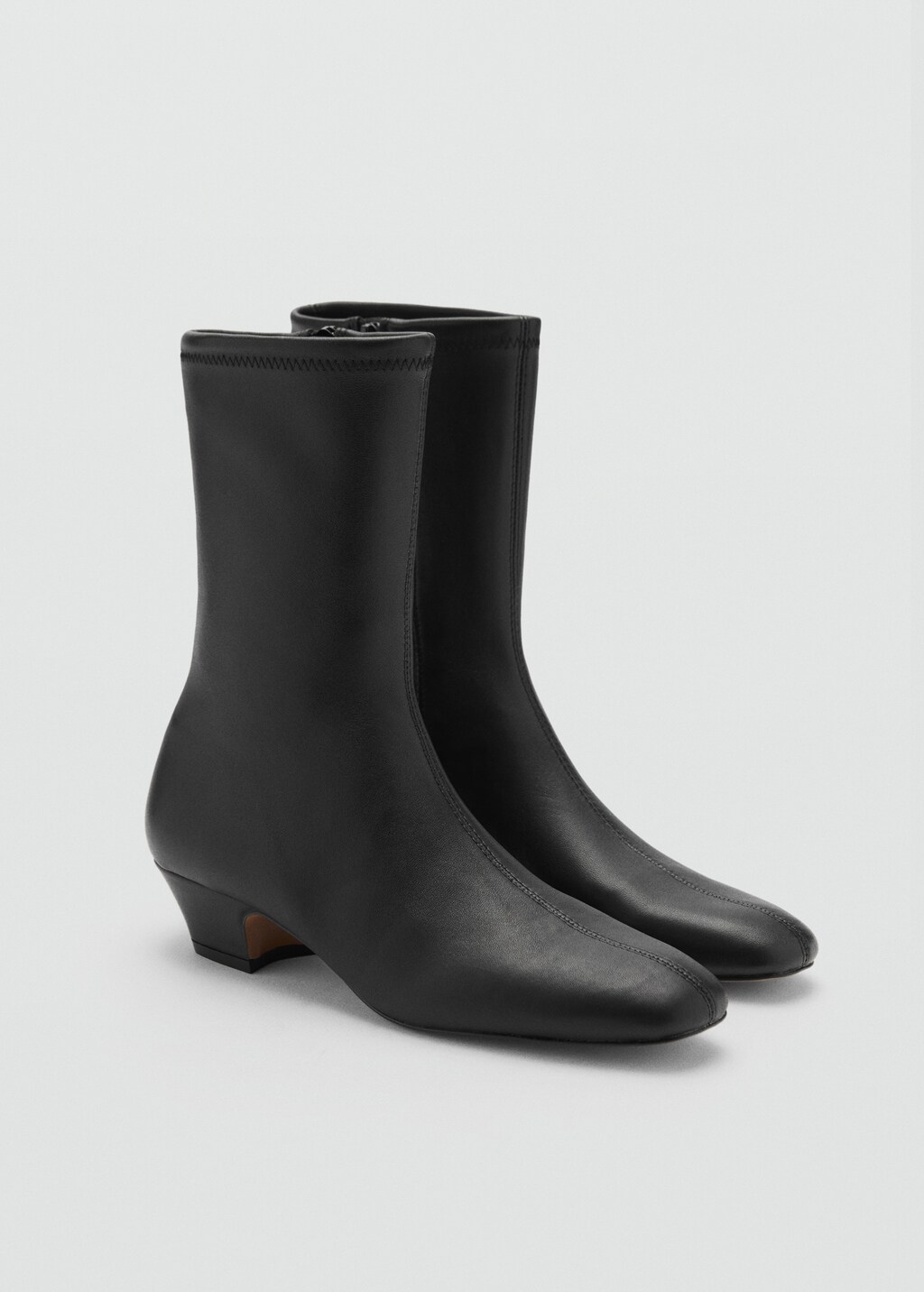 Soft leather boots - Black