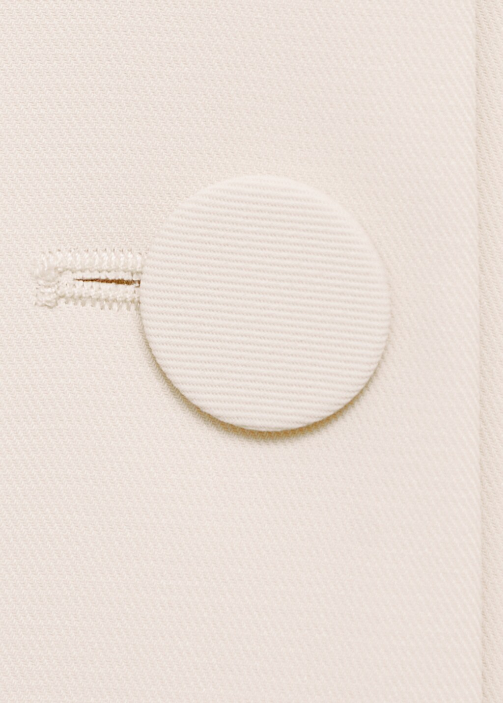 Suit waistcoat with buttons - White