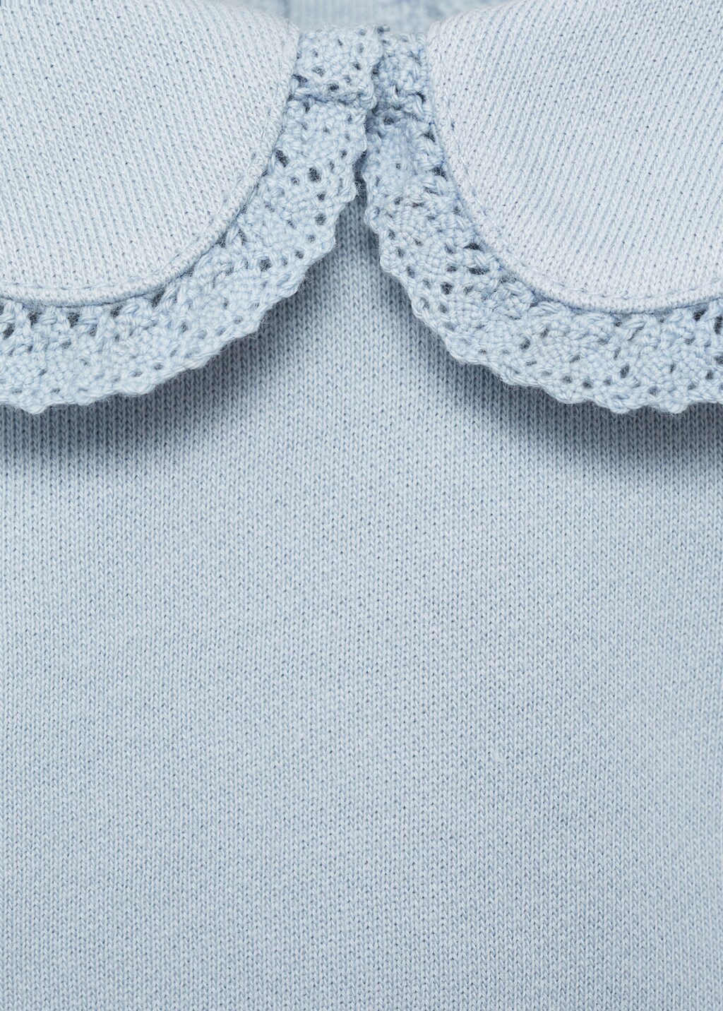 Babydoll neck sweatshirt - Blue