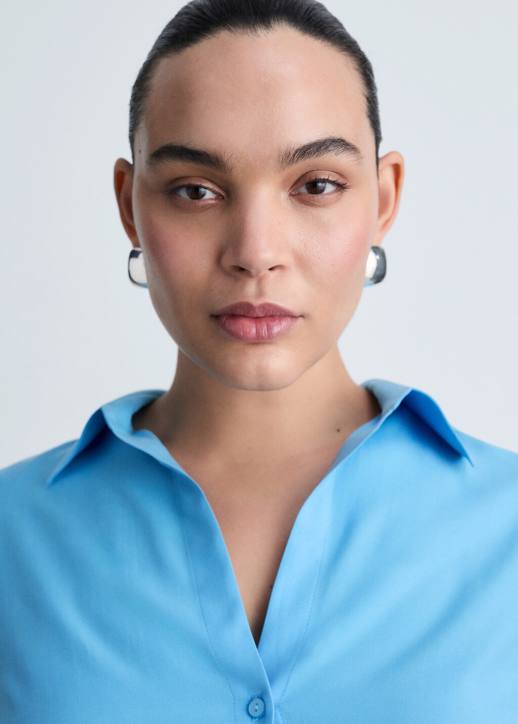 Lyocell fluid shirt - Off White