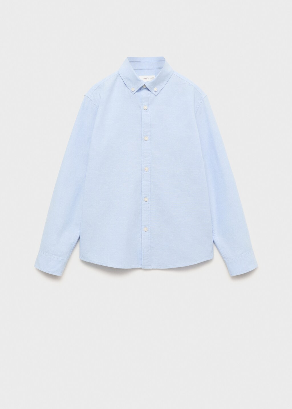 100% cotton Oxford shirt - White