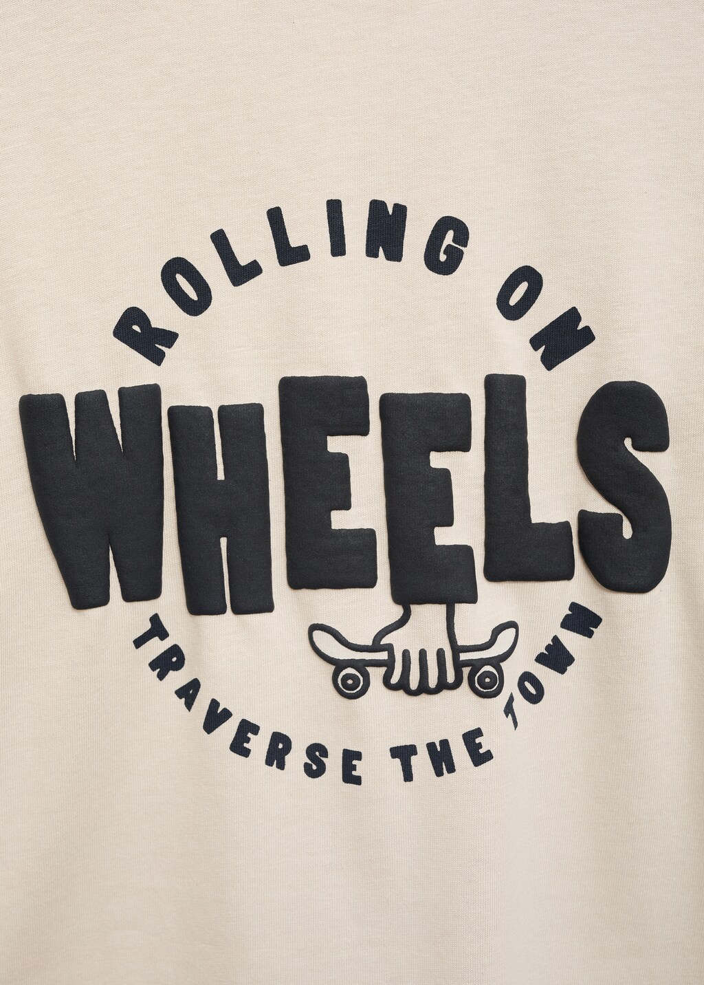 Printed cotton-blend t-shirt - Ice Grey