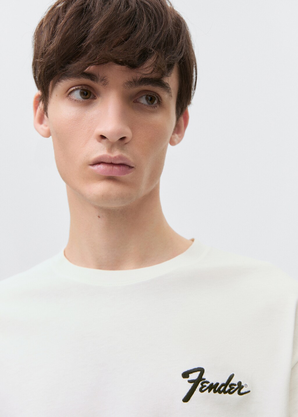 Message cotton T-shirt - Off White