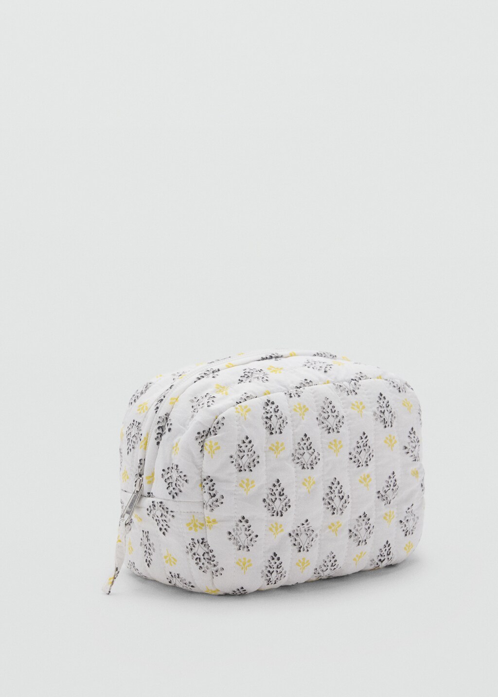 Quilted cosmetic bag - Yellow