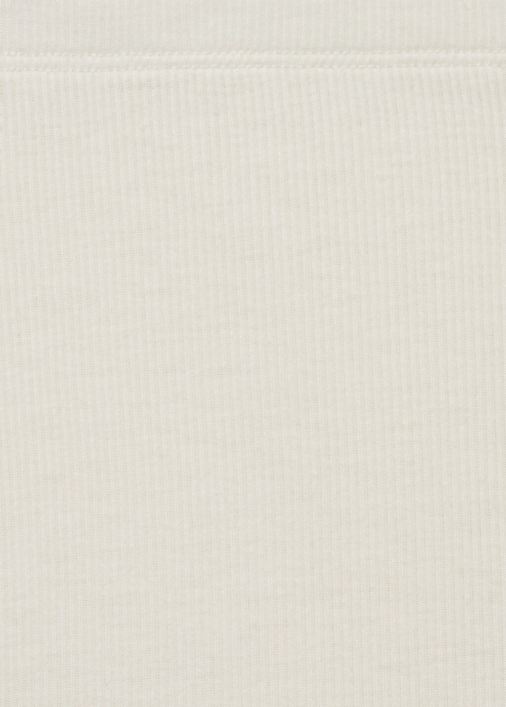 Long rib-knit trousers - Peach