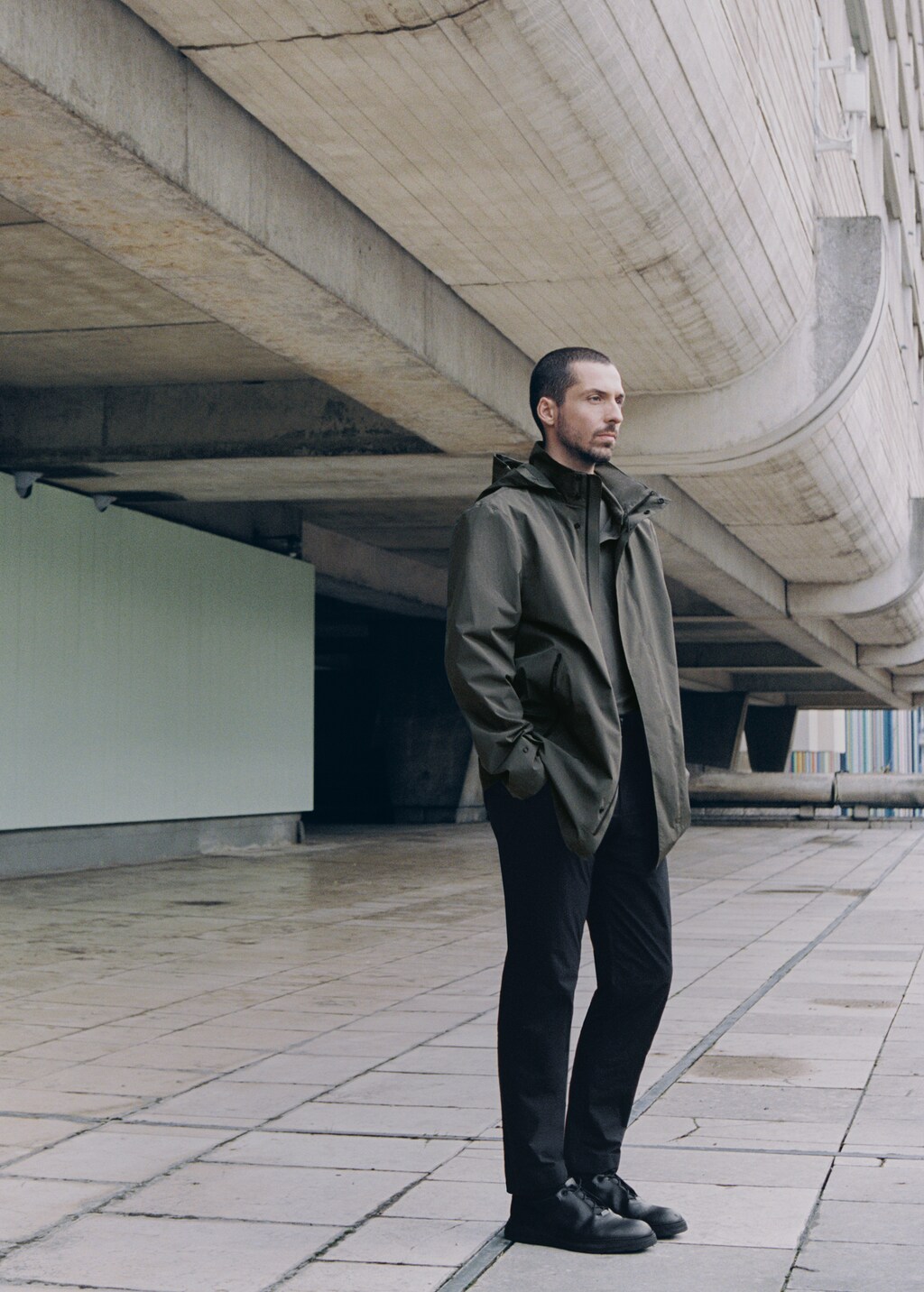 COOLMAX® technology waterproof parka - Tobacco Brown