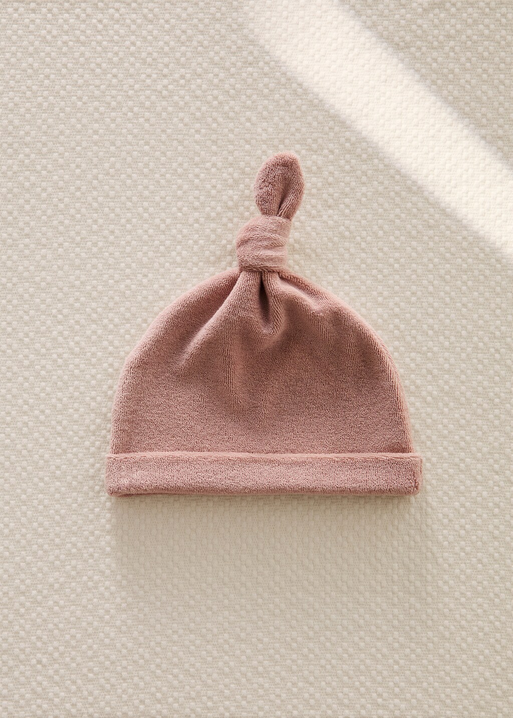 Knot detail terry cap - Mint Green