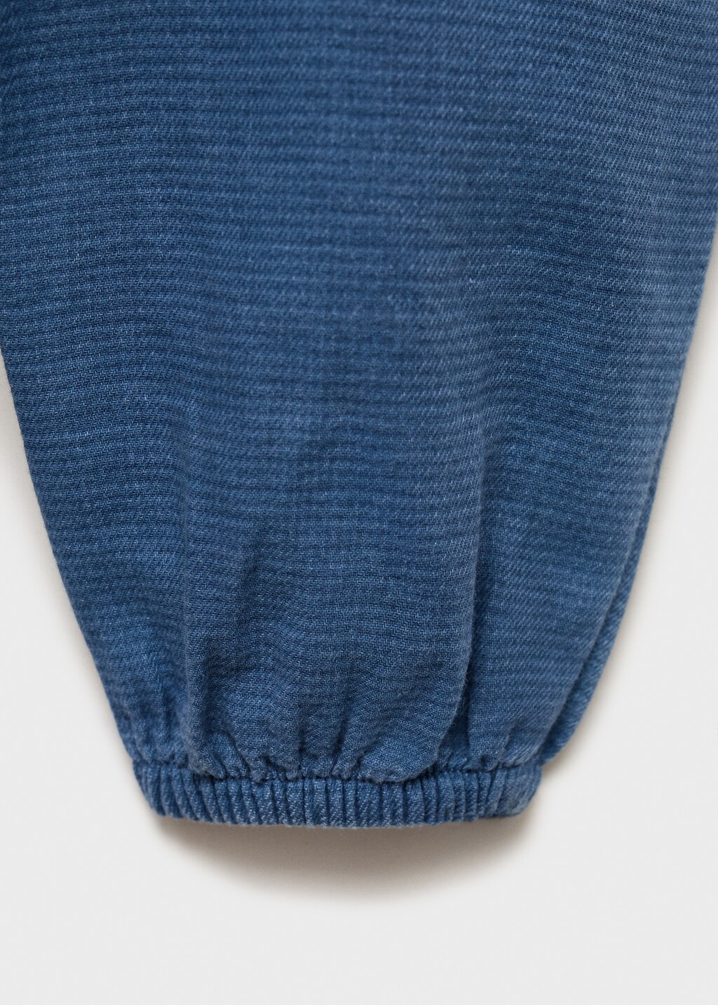 Long cotton dungarees - Blue