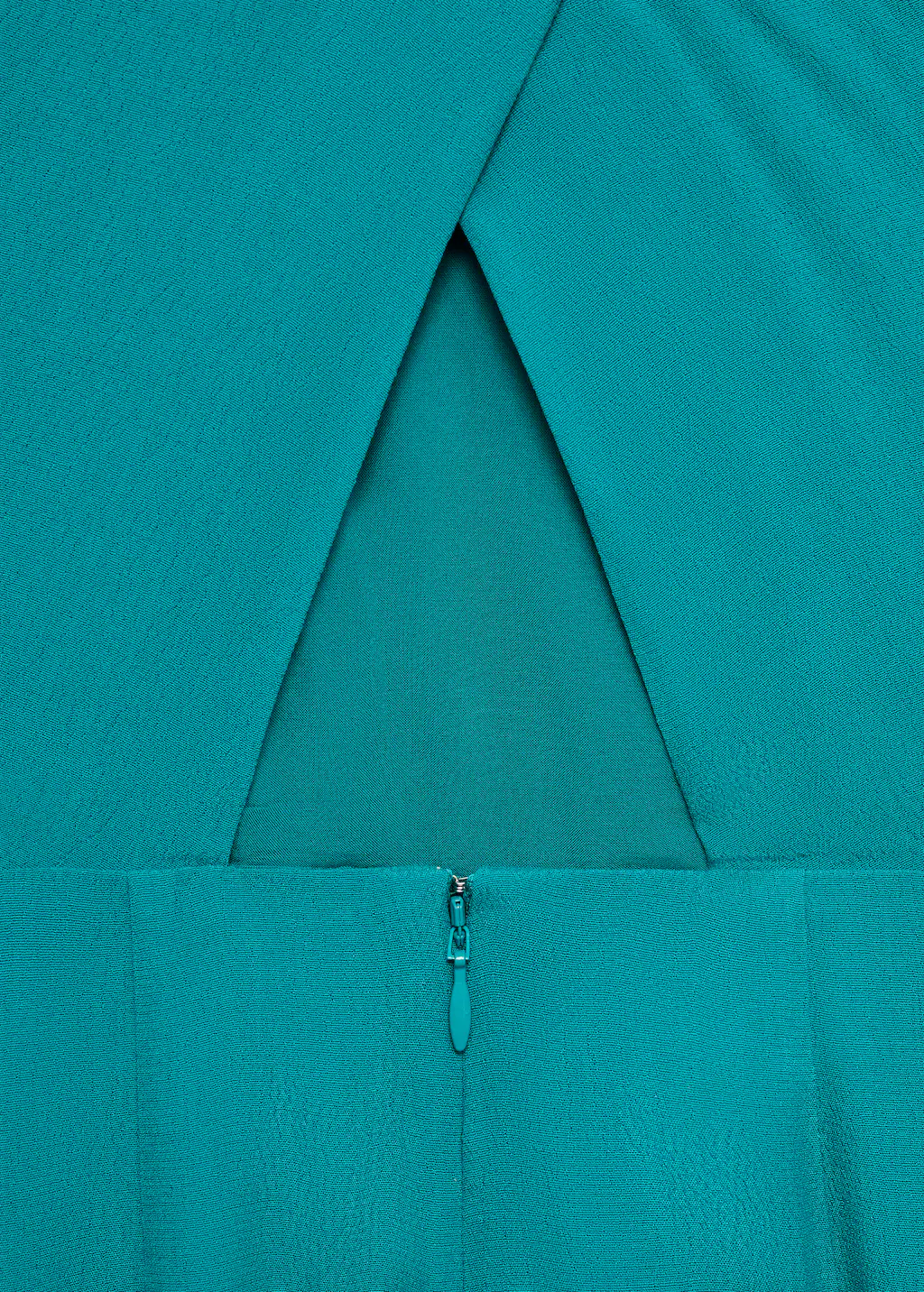 Long halter-neck dress - Turquoise