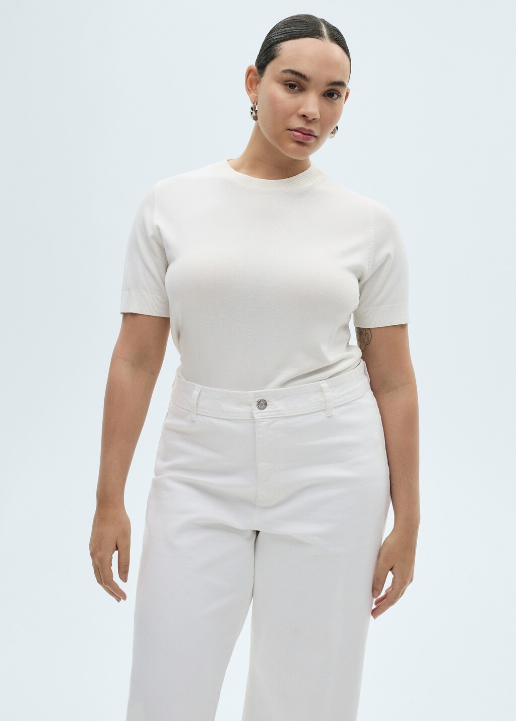 Catherin culotte high-rise jeans - Black denim