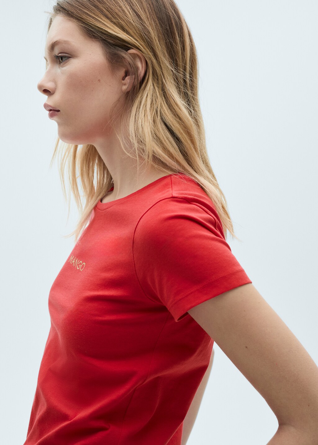 Logo print cotton t-shirt - Navy